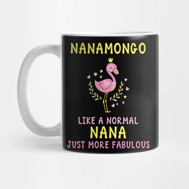 Cute gift for grandmother - Nanamongo Flamingo theme present by Anonic